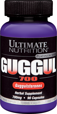 Guggul (Гуггулстероны) 700мг, Ultimate Nutrition, 90 капсулНет в наличии