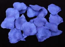 150 шт./упак. Штучні сині пелюстки троянд