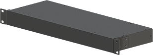 Корпус металевий Rack 1U, модель MB-1160SP (Ш483(432) Г162 В44) чорний, RAL9005(Black textured)