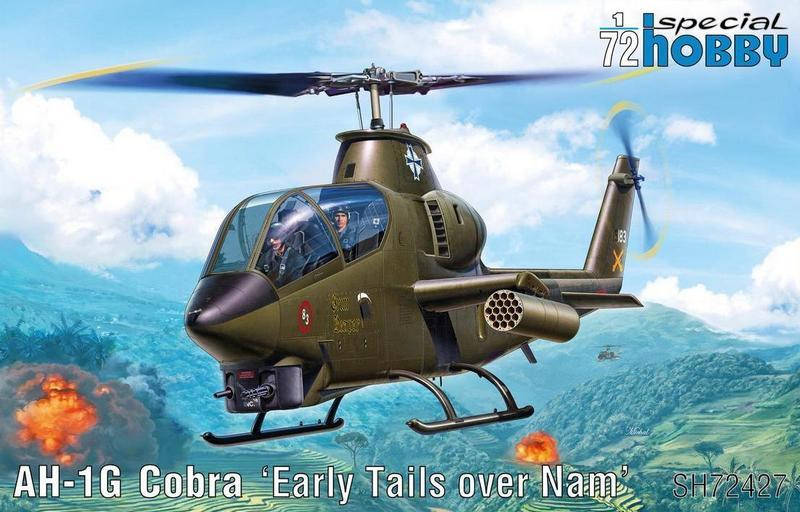 

AH-1G Cobra ‘Early Tails’. Сборная модель военного вертолета в масштабе 1/72. SPECIAL HOBBY SH72427