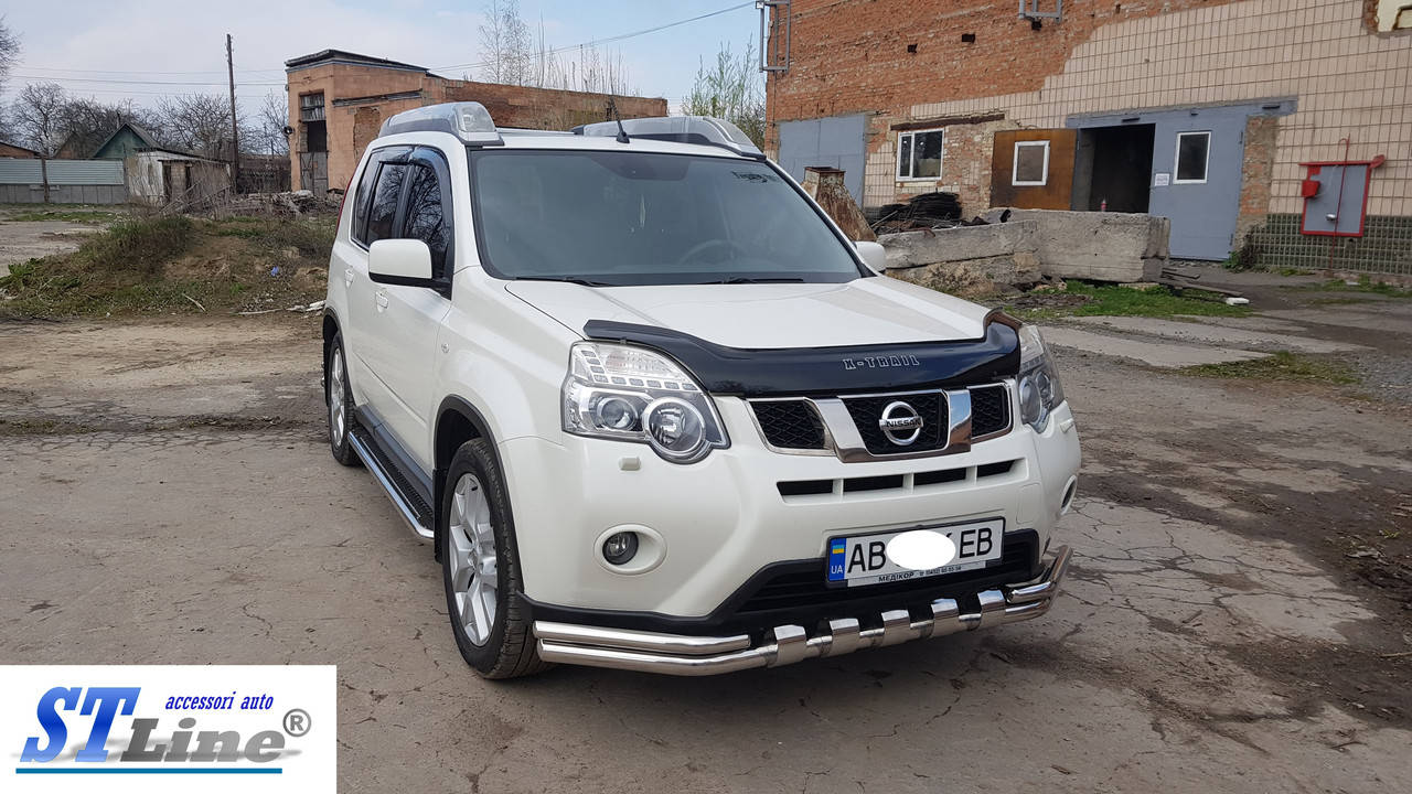 

Кенгурятник Nissan X-Trail T31 (07-14) защита переднего бампера кенгурятники на для Ниссан Икс-Трейл Т31 Nissan X-Trail T31 (07-14) ус d60х1,6мм