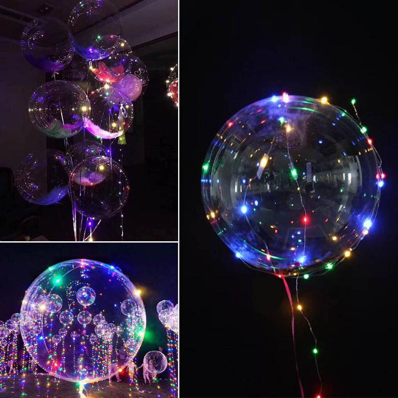 

Надувной светящийся лед шар шарик Bobo led ball на сменных батарейках аккумуляторах