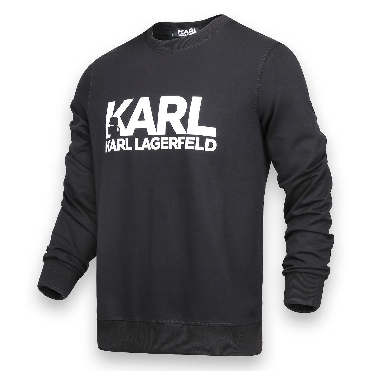 

Свитшот мужской черный с принтом KARL LAGERFELD №1 BLK S(Р) 21-201-002