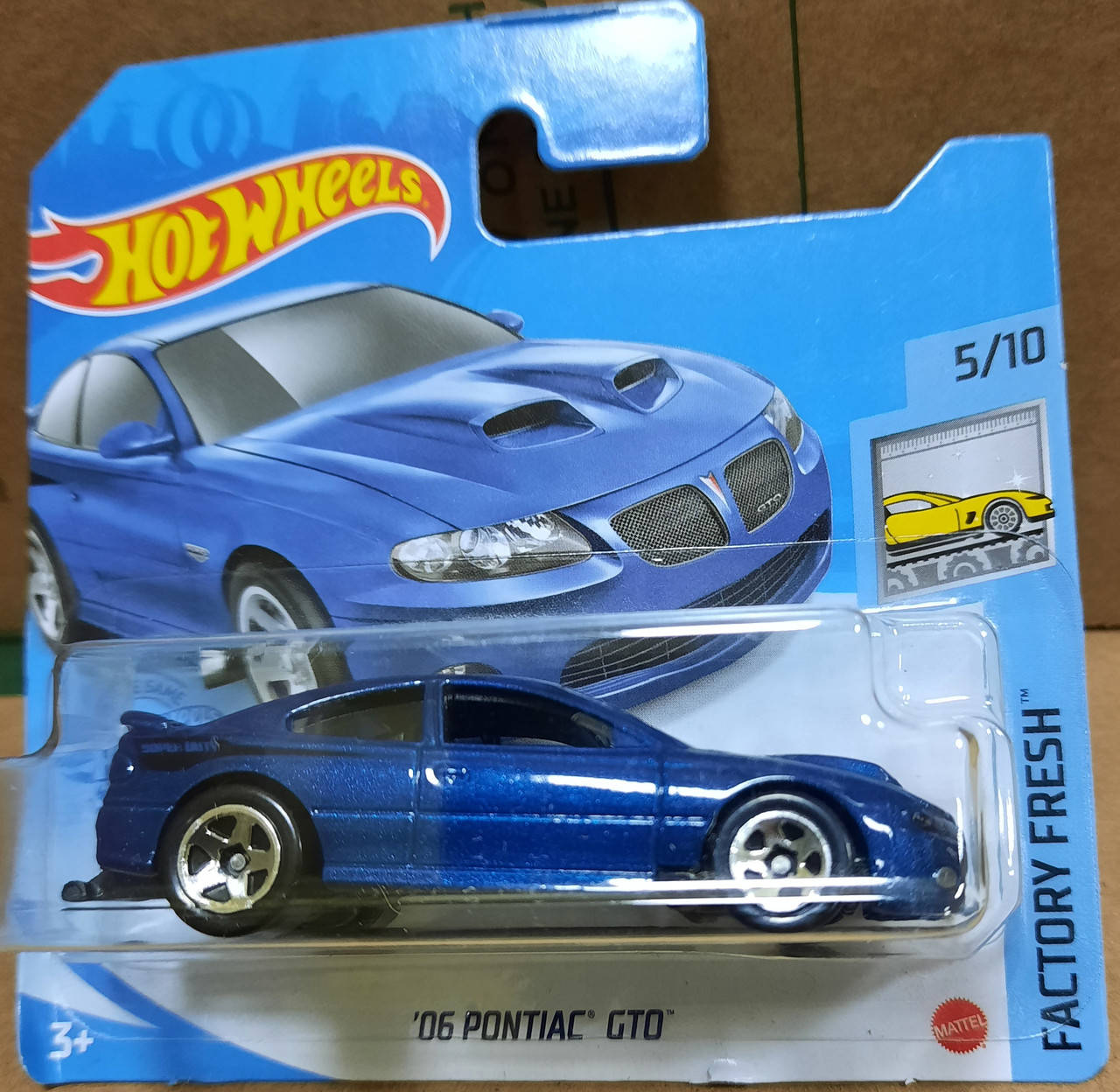 

Hot Wheels Factory Fresh 2021 '06 Pontiac GTO 5/10 87/250 GTB72 Понтіак Машинки базові колекційні Хот Вілс, Разные цвета