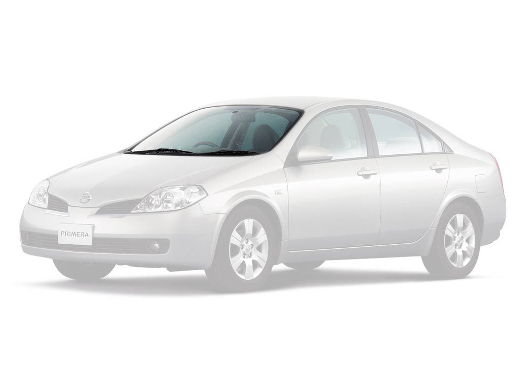 

Лобовое стекло Nissan Primera P12 (2002-2008) /Ниссан Примьера П12 с датчиком дождя, Зелёный