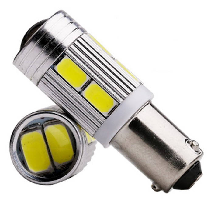 

LED T10 W5W 194 BA9S 5630 T4W H6W H21W 12V 10 SMD Лампа в Автомобиль (Белый холодный)