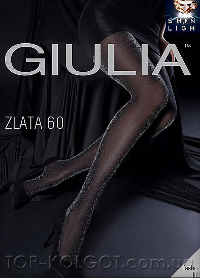 

Колготки с блестящим люрексом GIULIA Zlata 60, Бордовый