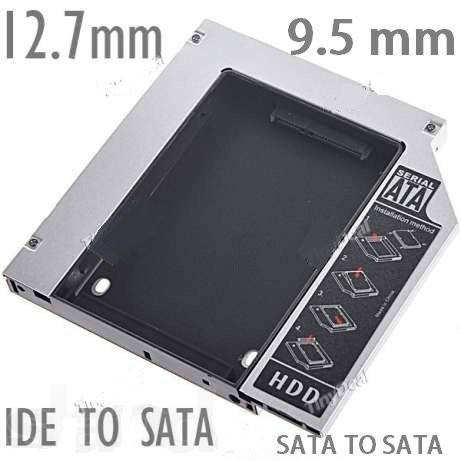 

Адаптер оптибей (optibay) 12,7mm IDE/miniSATA для подключения HDD 2,5"