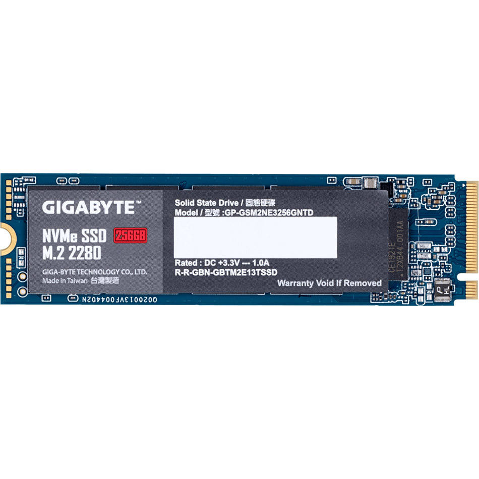 

Накопитель SSD M.2 256GB Gigabyte (GP-GSM2NE3256GNTD)