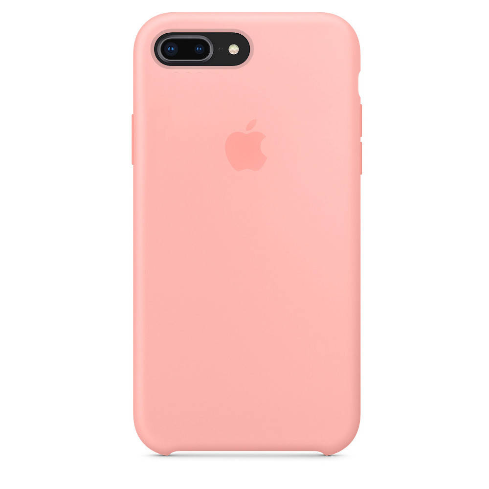 

Чехол Silicone Case с закрытым низом для iPhone 7Plus/8Plus персиковый grapefruit