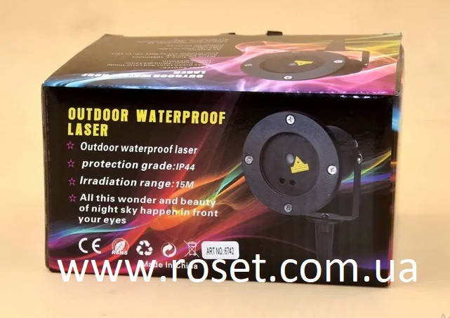 

Лазерный звездный проектор уличный laser outdoor laser light металлический с пультом + 6 фотографий