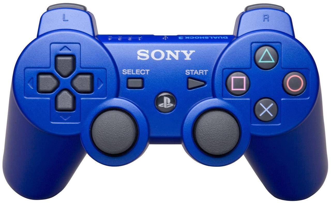 

Джойстик контроллер геймпад для Sony PlayStation 3 DualShock Беспроводной ps3 bluetooth пс3 синий