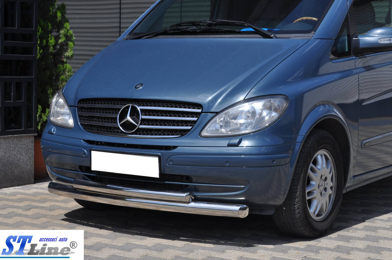 

Кенгурятник Mercedes Vito (04-09) защита переднего бампера кенгурятники на для Мерседес Вито Mercedes Vito (04-09) ус d60/d42х1,6мм