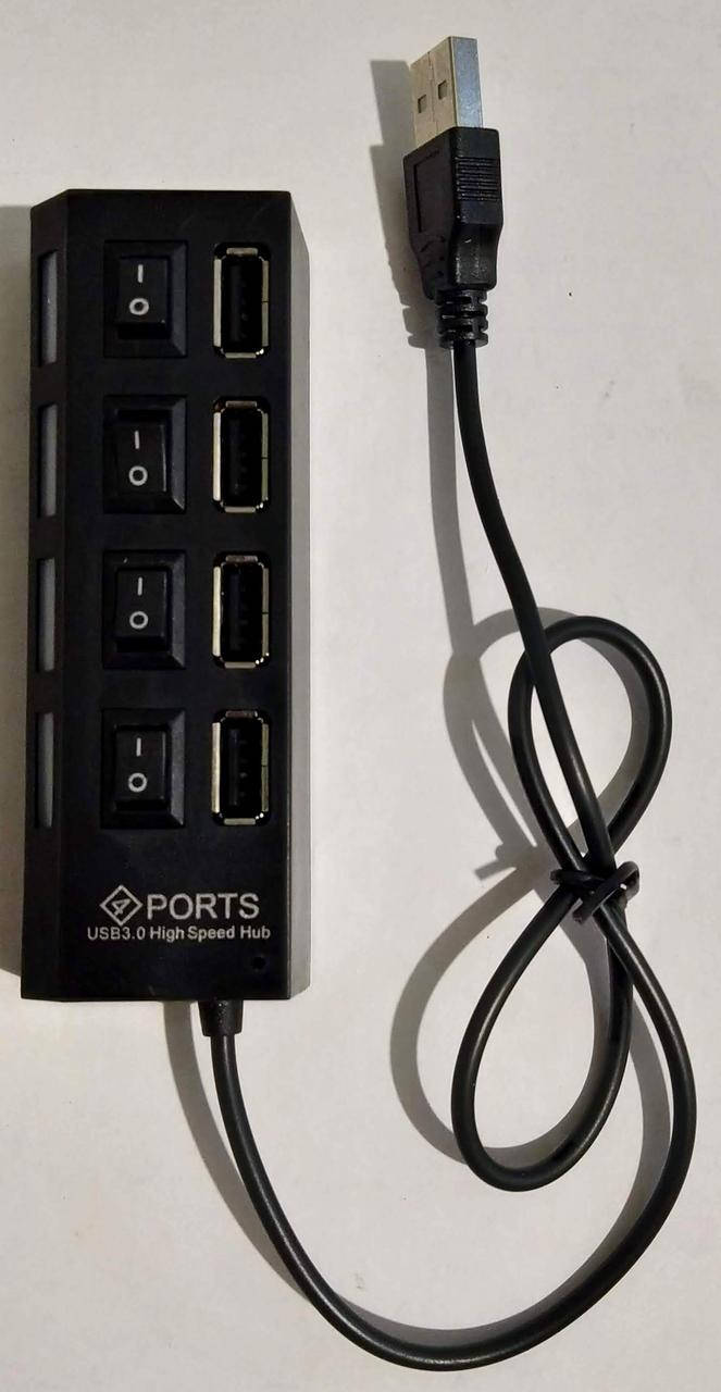 

USB Hub CQT-017/M4 на 4 порти з виключателем