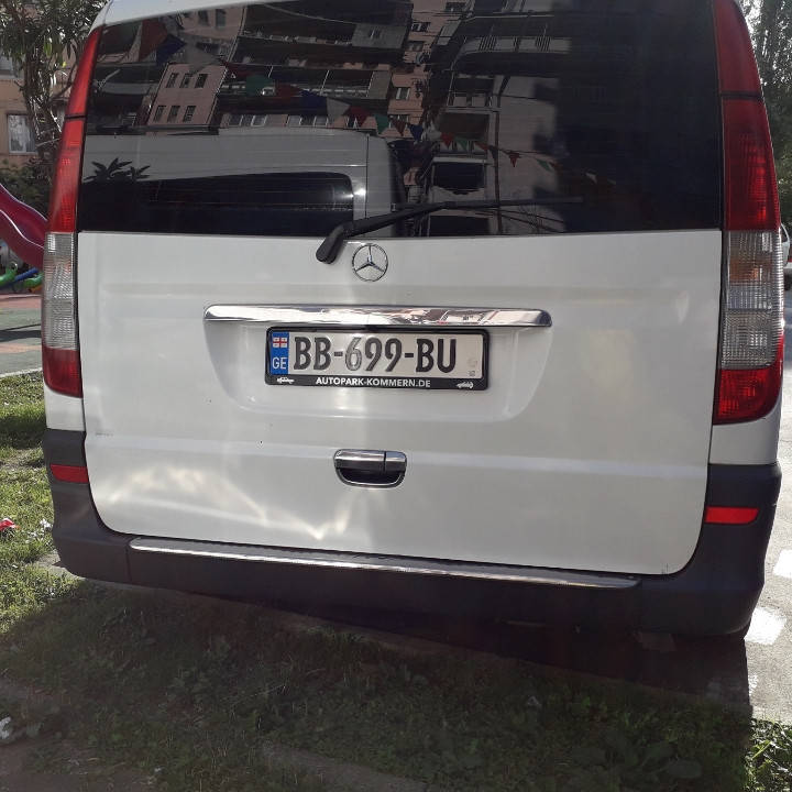 

Накладка на заднюю ручку Mercedes-Benz Vito 2004-2010 нержавейка,ляда