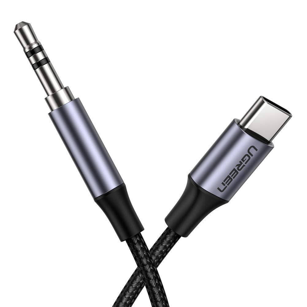 

Переходник Ugreen кабель Type-C - 3.5 mm mini jack 2M (AV143), Черный