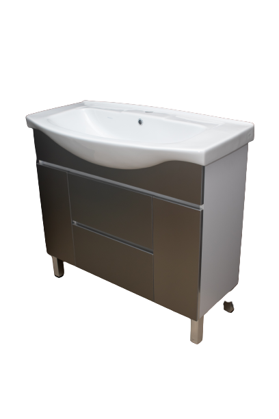 

Тумба з умивальником Norvey Izeo 95 2/2 Нікель