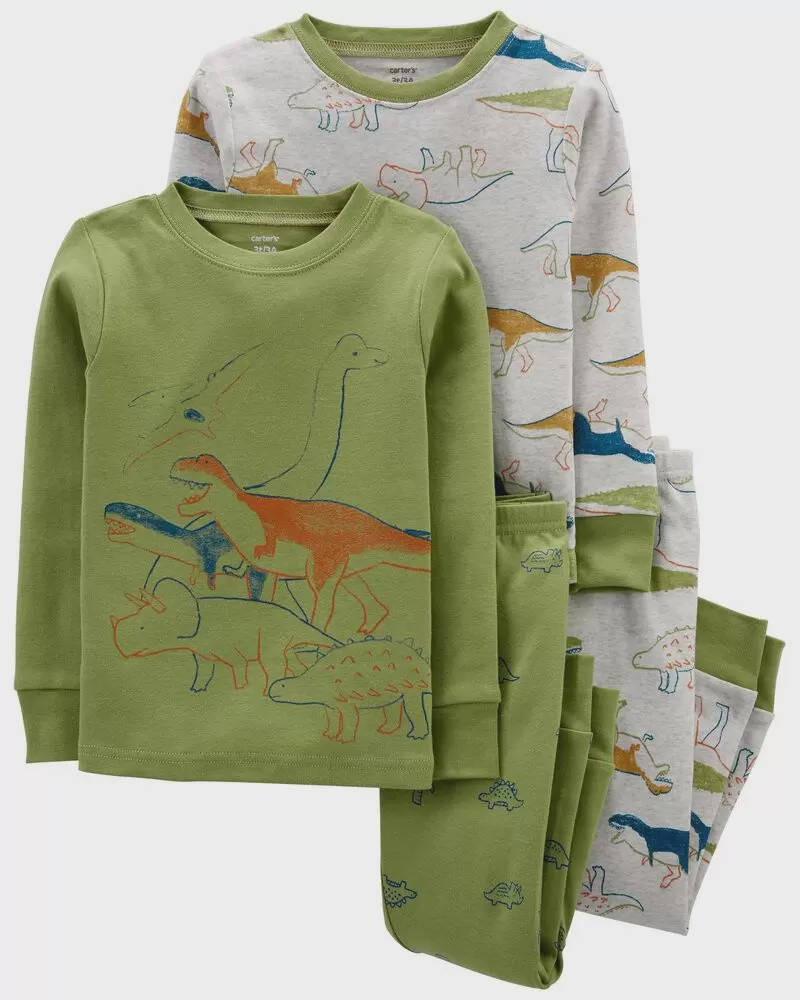 

Набор трикотажных пижам Carters 2 шт. Динозавры 2Т - 93 см