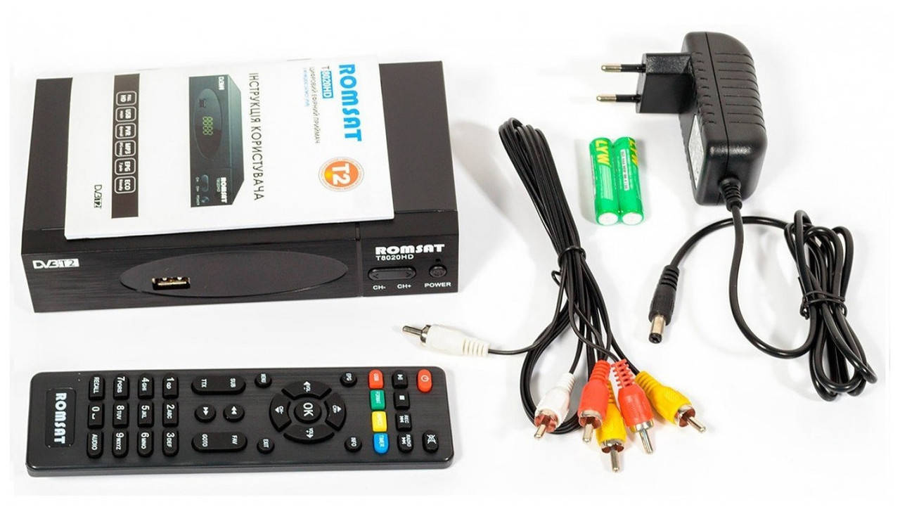 

Тюнер Т2. Romsat T8020HD DVB-T2 Лучший в Украине т2 HDMI 32