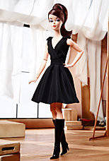 

Кукла барби силкстоун маленькое чёрное платье коллекционная - Barbie Classic Black Dress