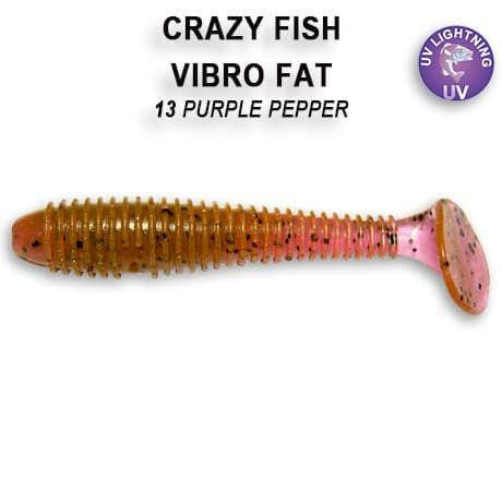 

Силикон Crazy Fish Vibro fat 2.8" 1-71-13-6 кальмар