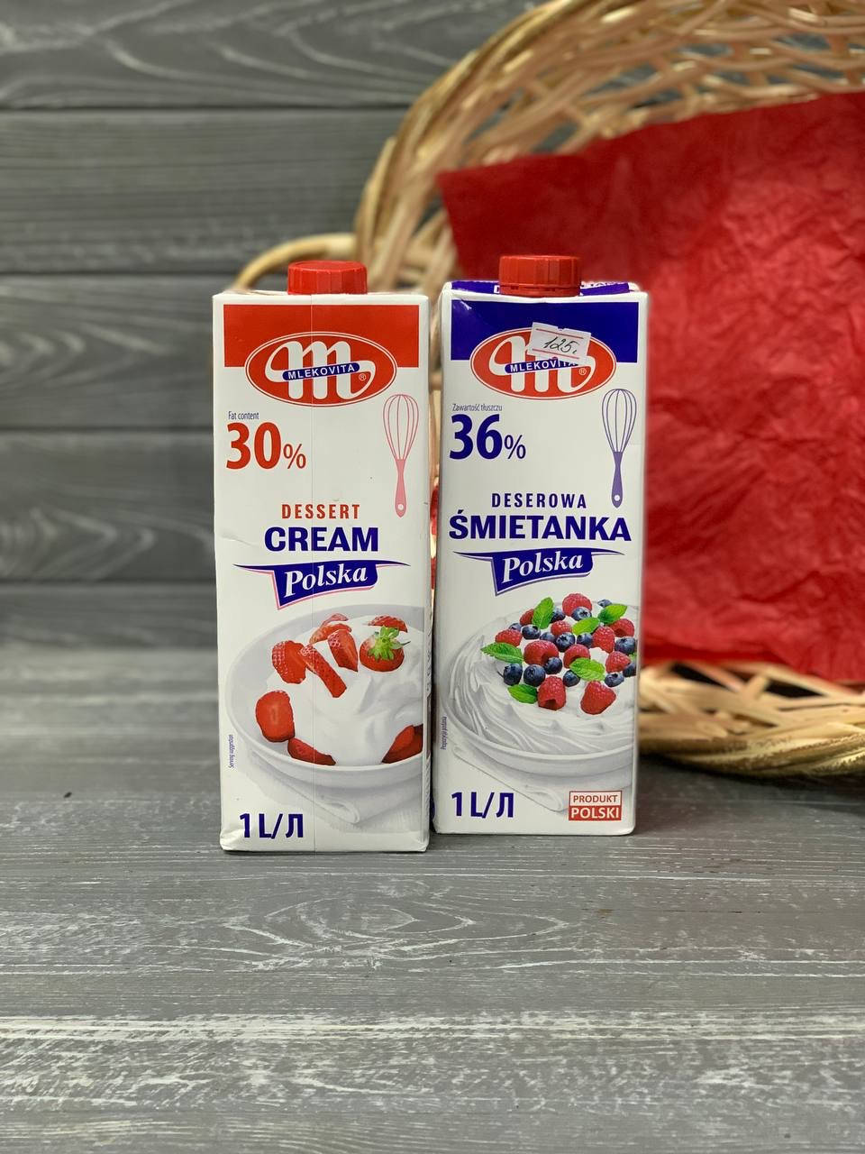 

Сливки Smietanka Mlekovita Polska 1 L 30%/ 36%