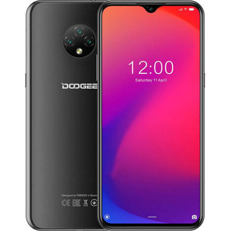 

Смартфон с большим дисплеем и тройной камерой на 2 сим карты Doogee X95 Pro 4/32GB Black Global Черный