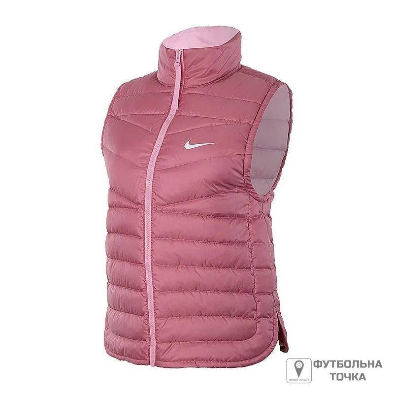 

Жилетка женская Nike W Sportswear Windrunner Waistcoat CU5096-614 (CU5096-614). Женские спортивные безрукавки.