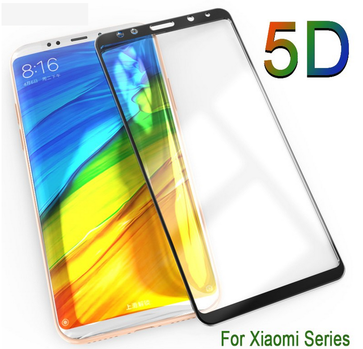 

Защитное стекло 9D Полной оклейки 9H Xiaomi Redmi Note 5. Xiaomi Redmi Note 5 Pro. Захисне скло ксиоми белый