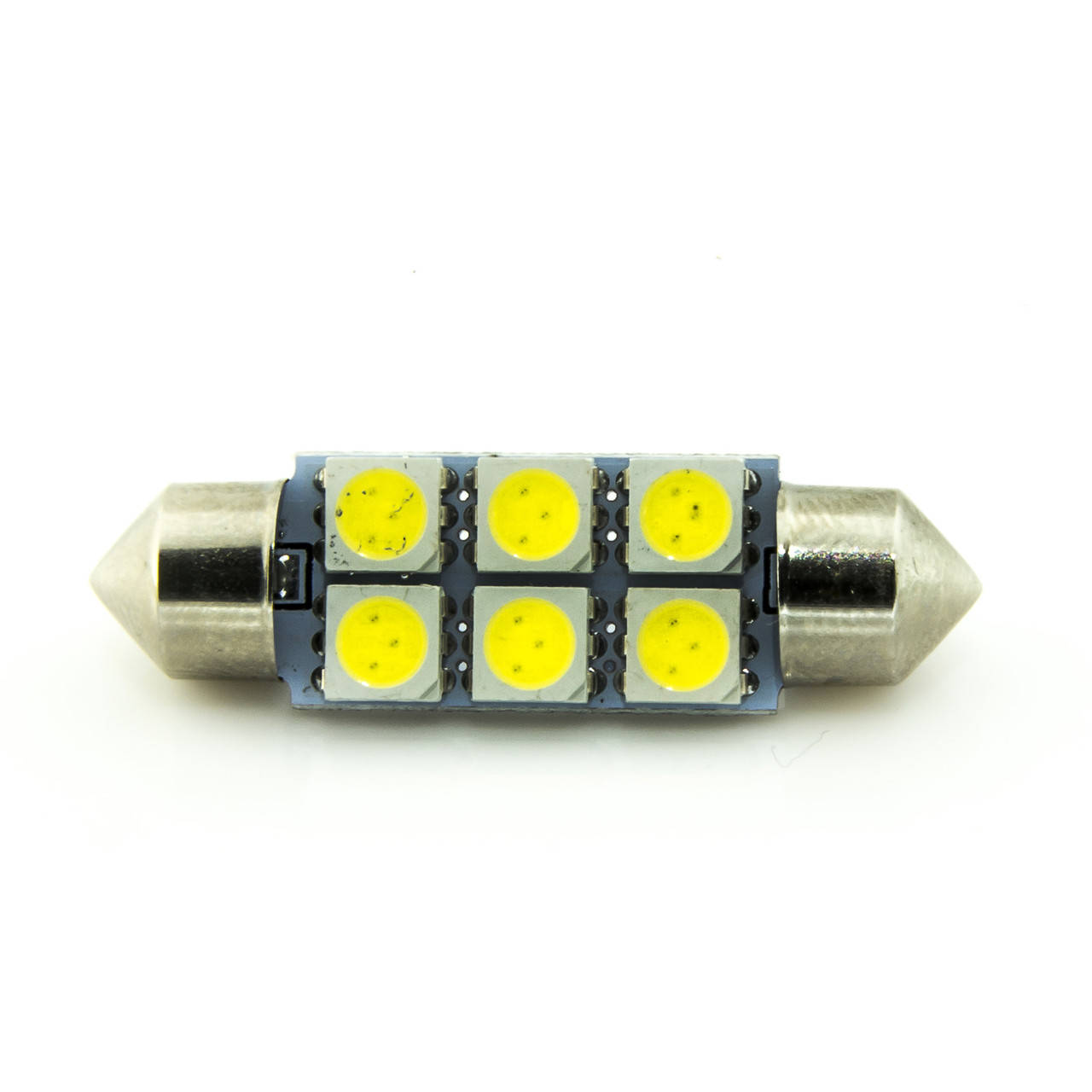 

Лампа LED 24V AC (C5W) 6SMD 5050 42мм 85Lm БЕЛЫЙ