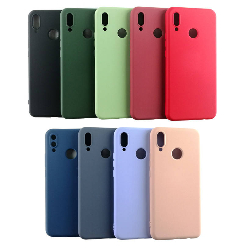 

Чехол Silicone Case Full для Huawei P Smart Plus / Nova 3i с микрофиброй (Разные цвета)