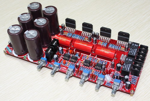 

LM3886TF + NE5532 Плата усилителя 2.1 канала 80Wx2 + 120W на TDA7293 питание AC20-28V