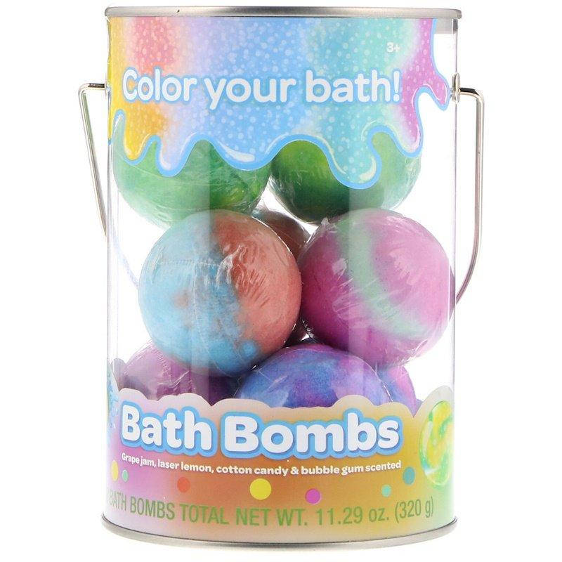 

Crayola, бомбочки для ванны 8 штук разные цвета для детей и взрослых 8 Bath Bombs,(320 g)