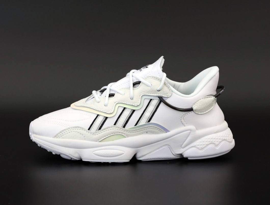 

Кроссовки мужские белые стильные Adidas Ozweego Адидас Озвиго Новинка 2021 45, Лето, Белый