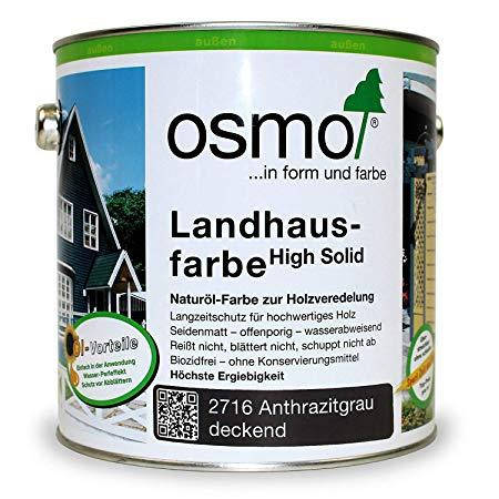 

Краска OSMO для деревянных фасадов, окон, заборов, беседок. Серия LANDHAUSFARBE