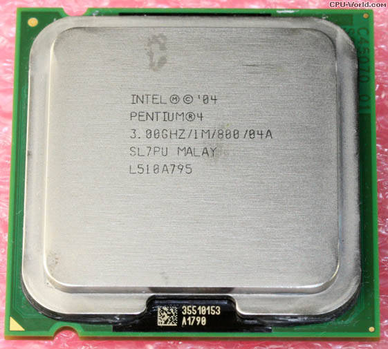 

Процессор SL7PU Intel Pentium 530 4 HT Technology 3.00 GHz, 1M Cache, 800 MHz FSB