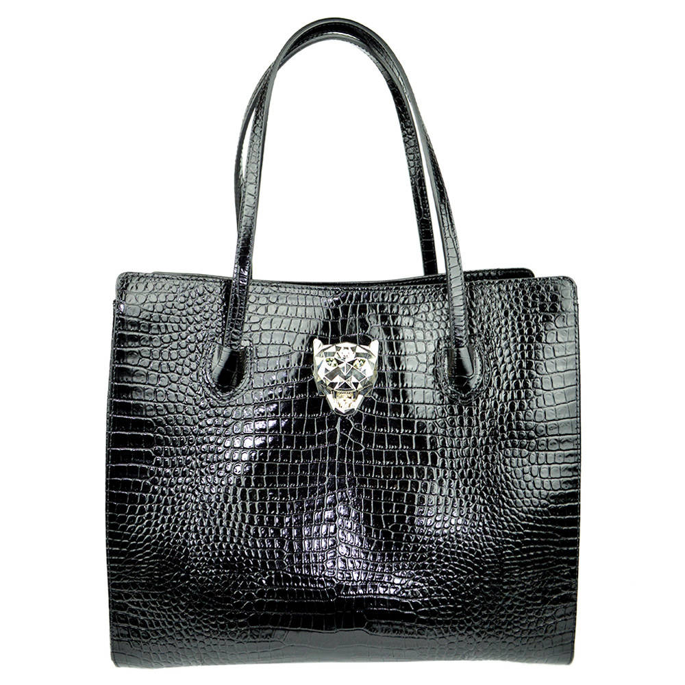

Сумка Philipp Plein PP0056 пума лого черная, Черный