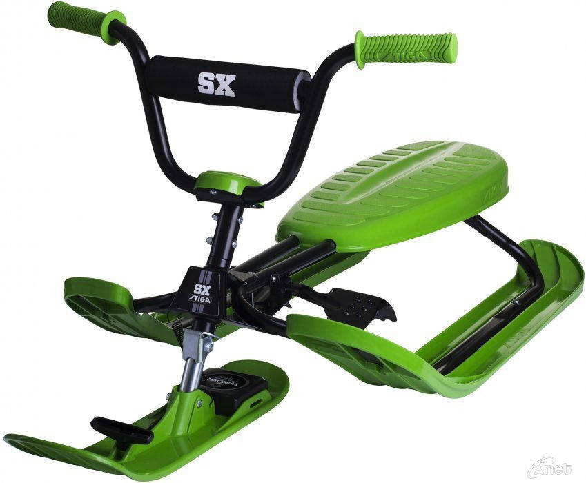 

Снегокат Stiga SX PRO SnowRacer зеленый годзила, Зелёный