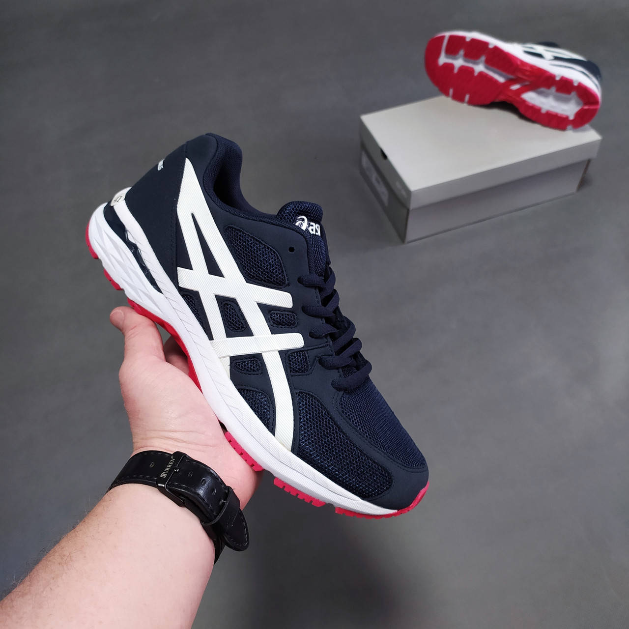 

Мужские кроссовки Asics tartherzeal 6 синие, Синий