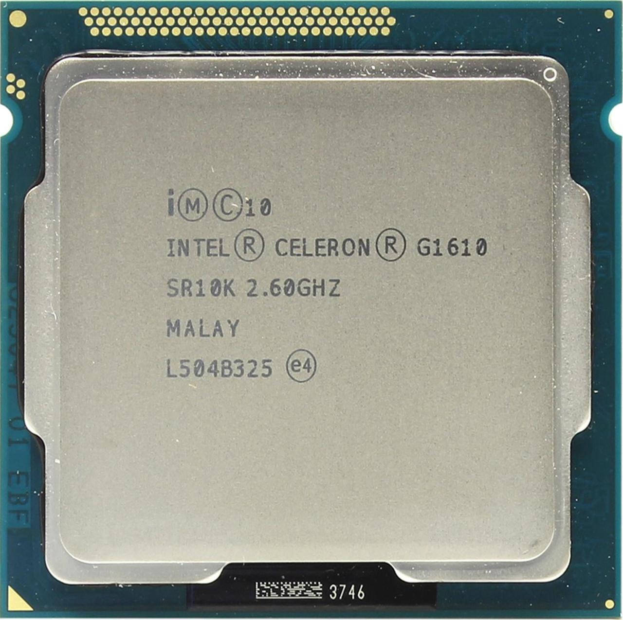 

Б/У, Процессор, Intel Celeron g1610, 2 ядра, 2.6 гГц