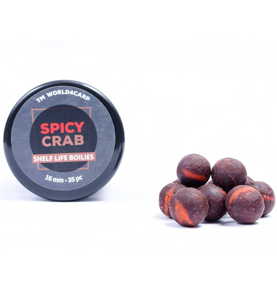 

Бойлы вареные насадочные Spicy Crab 16,0 мм