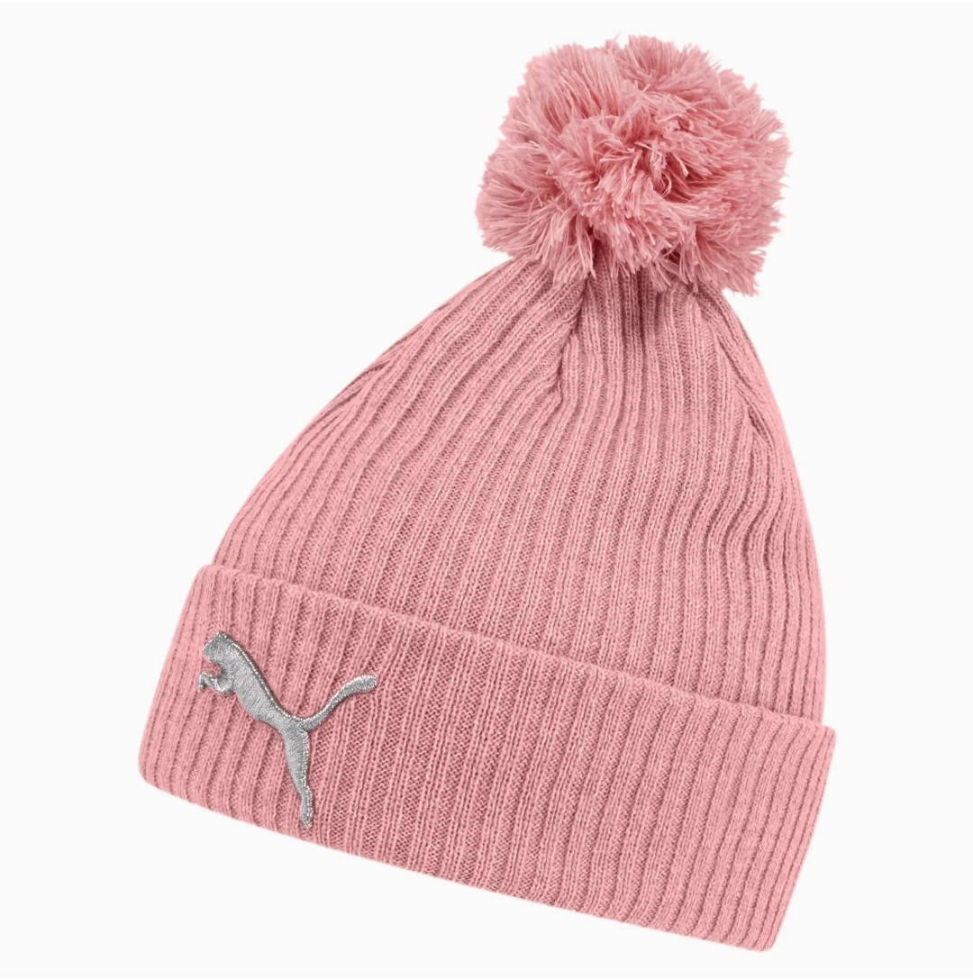 

Шапка женская пума PUMA Lily Cuff Pom Beanie розовая (пудра) оригинал