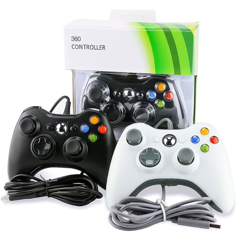 

Проводной джойстик Xbox 360 для ПК Controller Wireless геймпад цвет черный