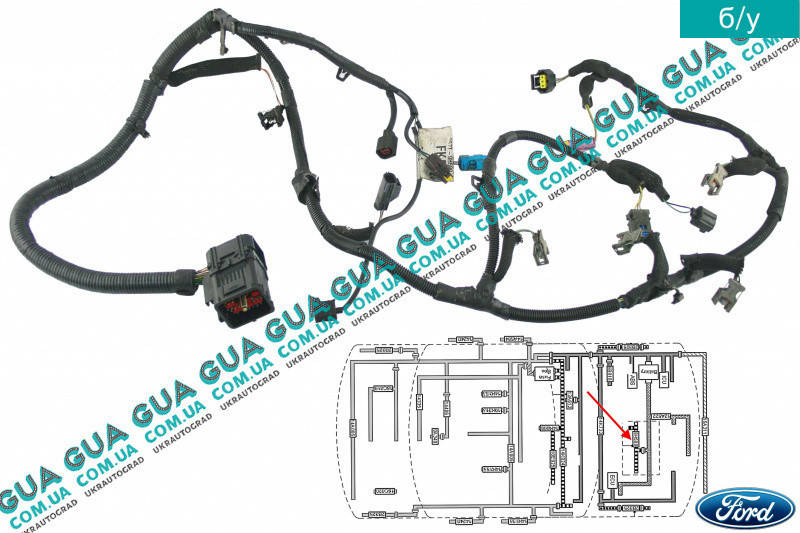 

Электропроводка двигателя ( проводка моторная ) жгут проводов 3S7T9H589FKA Ford / ФОРД TRANSIT 2000-2006 /
