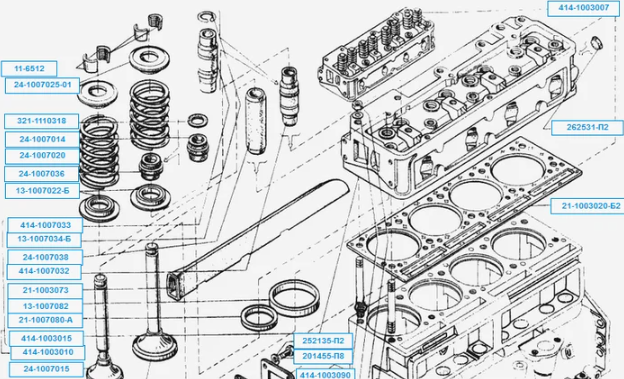 

Штанга толкателя газель 3302 ЗМЗ 402 54-1007175