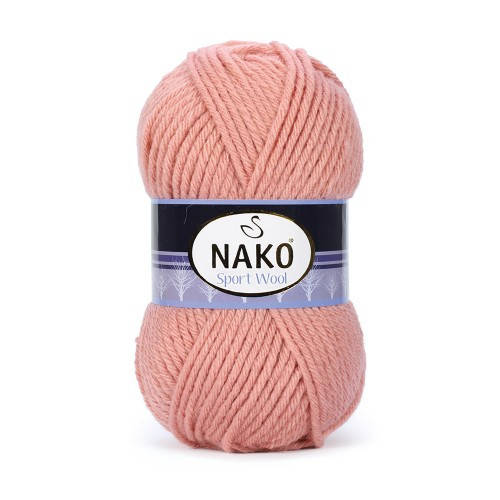 

Пряжа Nako Sport Wool № 2807 (Нако Спорт вул) Шерсть Акрил Пудра