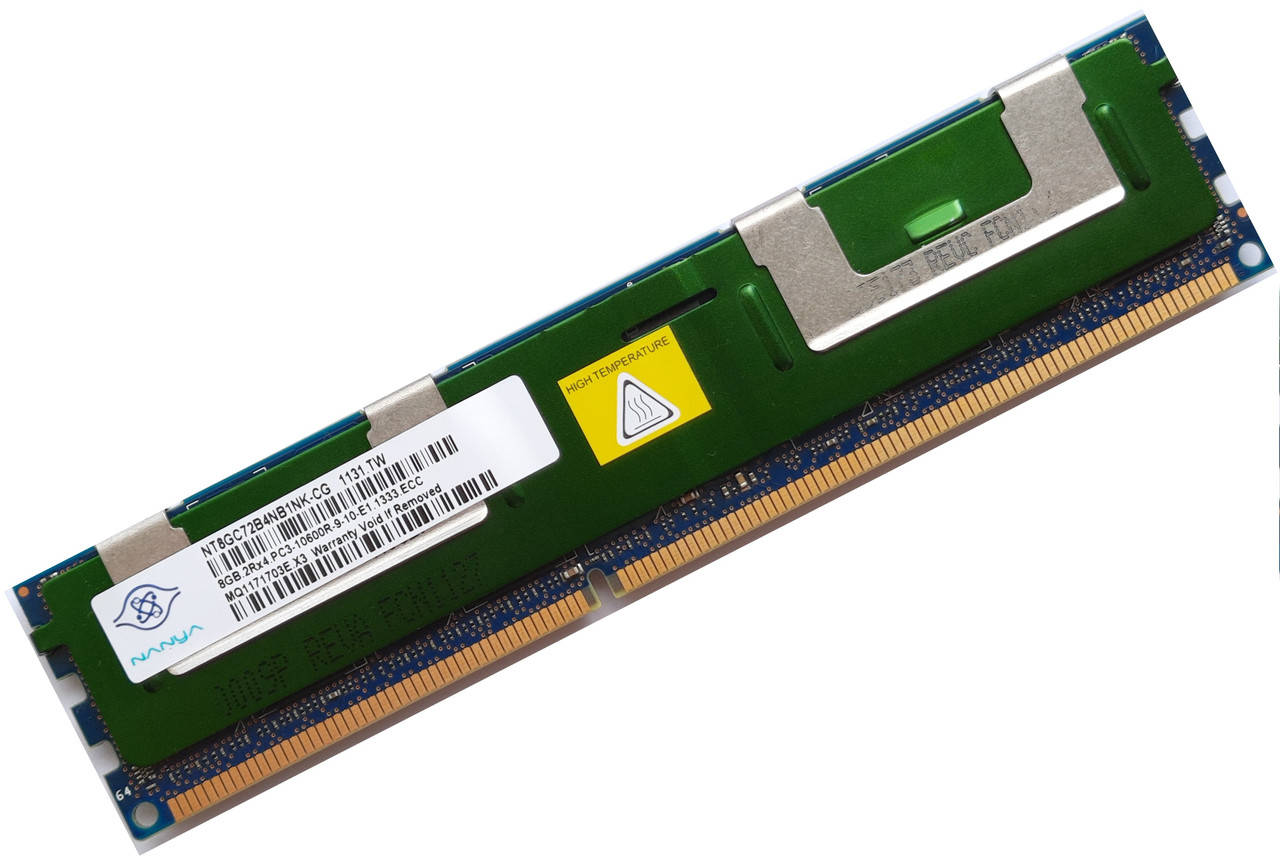 

Оперативная память Nanya 8GB DDR3-1333 PC3-10600R для Серверов