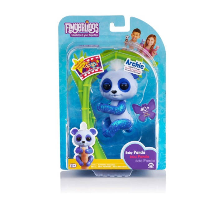 

WowWee Fingerlings Panda Archie Glitter Фингерлингс Интерактивная игрушка Панда Інтерактивна іграшка Панда, Синий