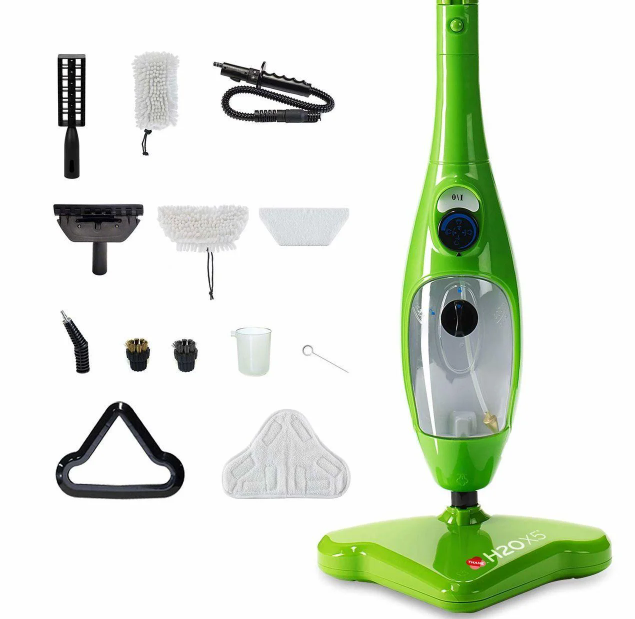 

Швабра паровая универсальная Steam Cleaner X5 MOP 5 в 1, Мощный пароочиститель H2O