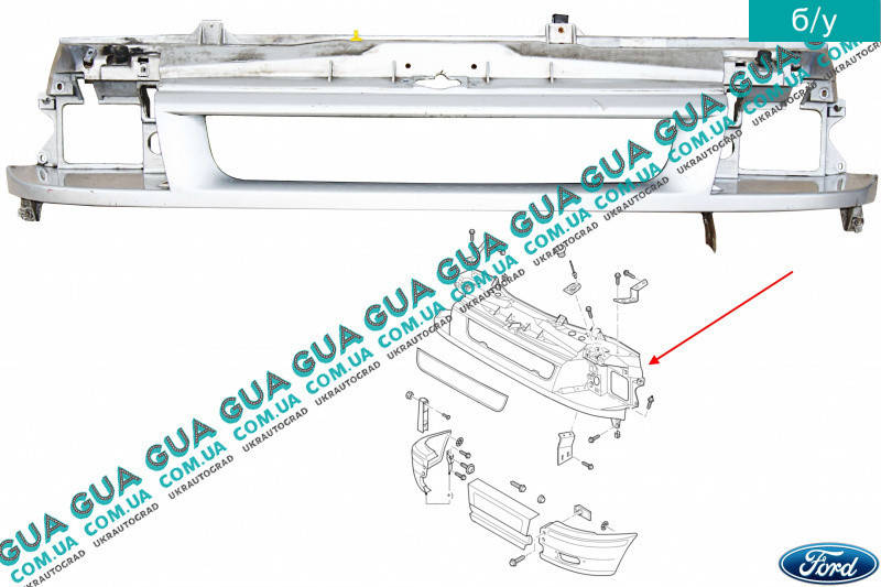 

Установочная передняя панель ( окуляр / телевизор ) YC158242BD Ford / ФОРД TRANSIT 2000-2006 / ТРАНЗИТ 00-06